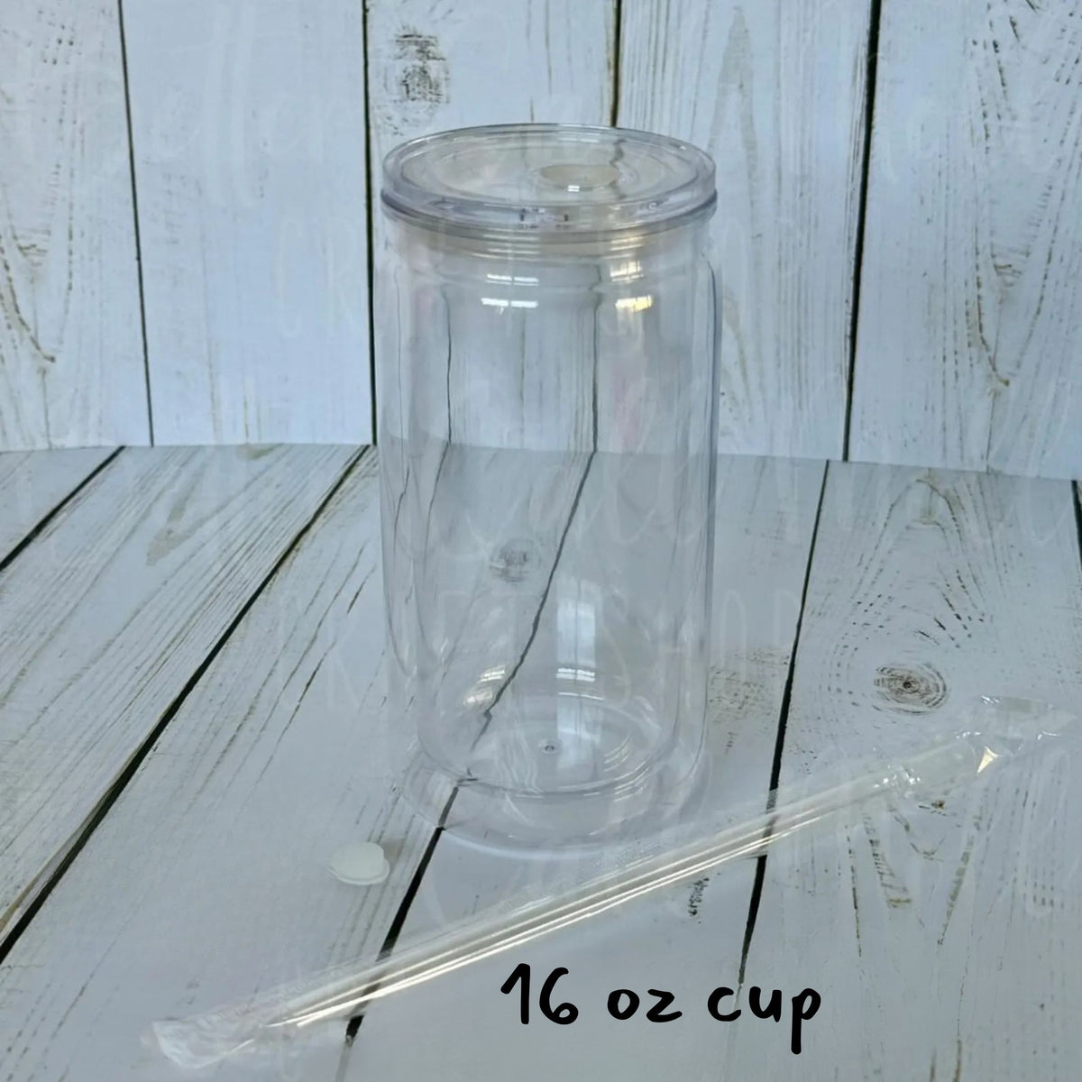 16 oz Custom Snowglobe Cup